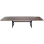 Dining Table Home ESPRIT Brown Black Metal MDF Wood 200 X 97 X 75 CM