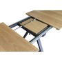 Dining Table Home ESPRIT Brown Black Metal MDF Wood 200 x 100 x 75 cm