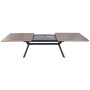 Table de Salle à Manger Home ESPRIT Marron Noir Métal Bois MDF 220 x 100 x 75 cm