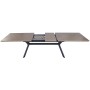 Table de Salle à Manger Home ESPRIT Marron Noir Métal Bois MDF 220 x 100 x 75 cm