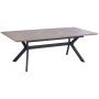 Table de Salle à Manger Home ESPRIT Marron Noir Métal Bois MDF 220 x 100 x 75 cm