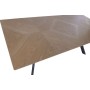 Dining Table Home ESPRIT Brown Black Metal MDF Wood 220 x 100 x 75 cm