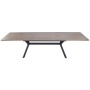 Dining Table Home ESPRIT Brown Black Metal MDF Wood 220 x 100 x 75 cm