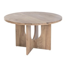 Dining Table Home ESPRIT Acacia 130 x 130 x 76 cm