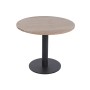 Dining Table Home ESPRIT Metal Acacia 90 x 90 x 76 cm