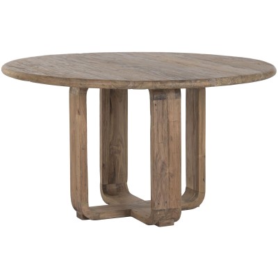 Dining Table Home ESPRIT Natural Teak 140 X 140 X 78 CM