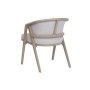 Chaise de Salle à Manger Home ESPRIT Polyester Frêne 58,5 X 56,5 X 73 CM