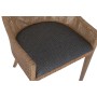 Chaise de Salle à Manger Home ESPRIT Marron Gris Polyester bois mindi 51 X 52 X 88 CM