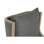 Siège Home ESPRIT Marron Vert Polyester Frêne 74,5 X 85 X 98 CM