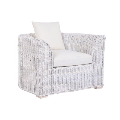 Fauteuil Home ESPRIT Blanc 100 x 78 x 68 cm