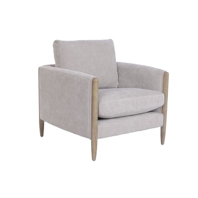 Siège Home ESPRIT Polyester Frêne 82 X 82 X 82 CM