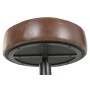 Stool Home ESPRIT Brown Black Leather Iron
