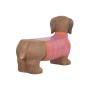 Figurine Décorative Home ESPRIT Bleu Orange Chien méditerranéen (2 Pièces) (2 Unités)