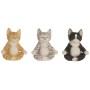 Decorative Figure Home ESPRIT Multicolour Cats (3 Units)