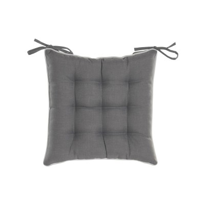 Coussin Home ESPRIT Blanc Gris clair Jardin 40 x 40 x 5 cm