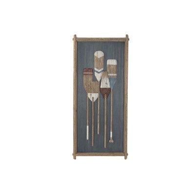 Wall Decoration Home ESPRIT Recycled Wood 54 X 4,5 X 120 CM