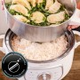 Cecotec Electric Steamer SteelPot 1300W, 3 stainless bowls, auto shut-off, white