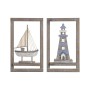 Wall Decoration Home ESPRIT MDF Wood 30 x 8 x 50 cm (2)