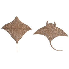 Wall Decoration Home ESPRIT 50 x 5 x 60 cm (2 Units)