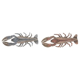 Décoration murale Home ESPRIT Métal Bois de paulownia 60 X 2,5 X 25 CM (2 Unités)