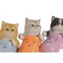 Figurine Décorative Home ESPRIT Multicouleur Chat Shabby Chic Crayon (3 Unités)