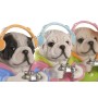 Figurine Décorative Home ESPRIT Multicouleur Chien (3 Unités)