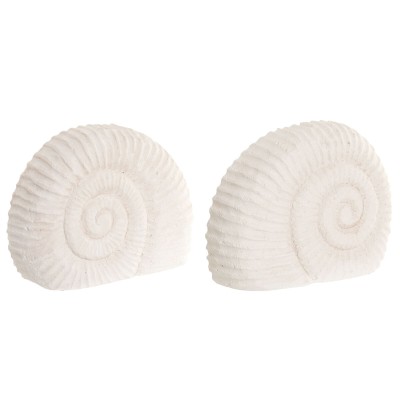 Decorative Figure Home ESPRIT White Stone Mediterranean Snail (2)