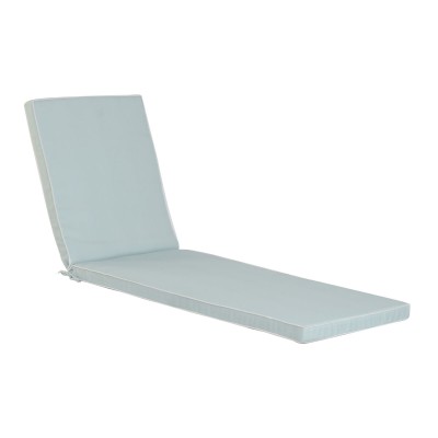 Cushion for lounger Home ESPRIT Blue White Garden 190 x 60 x 5 cm