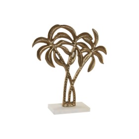 Figurine Décorative Home ESPRIT Blanc Doré Palmiers Tropical