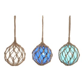 Boule Décorative Home ESPRIT Bleu Transparent (3)