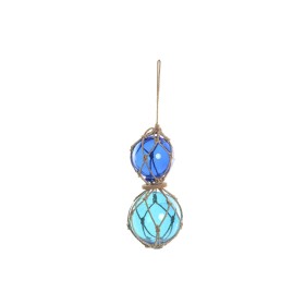 Decorative bauble Home ESPRIT Blue Natural