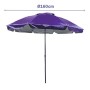 Beach parasol Marbueno Purple 200 cm