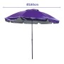 Beach parasol Marbueno Purple 200 cm