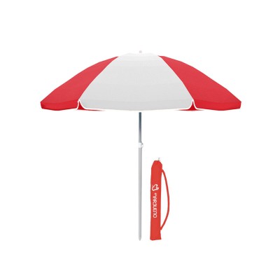 Beach parasol Marbueno Red Ø 180 cm