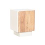 Table de Nuit Home ESPRIT Blanc Naturel 40 x 35 x 50 cm