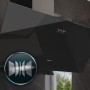 Cecotec Conventional Hood 90 cm Bolero Flux DM 906500 Black Glass LED