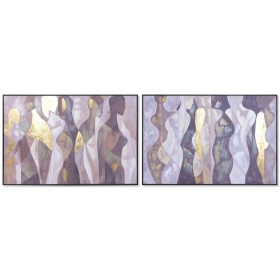 Cadre Home ESPRIT Blanc Noir Colonial 120 x 3,5 x 80 cm (2 Unités)