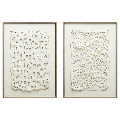 Cadre Home ESPRIT Blanc Moderne 50 x 3 x 70 cm (2 Unités)