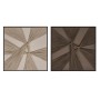 Painting Home ESPRIT Beige Modern 60 x 3 x 60 cm (2 Units)