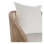 Ensemble Canapé + Table DKD Home Decor MB-179038 Jardin Beige Métal Aluminium Corde 151,5 x 72 x 70 cm (4 pcs)