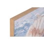 Painting Home ESPRIT Blue Beige Mediterranean With relief 50 x 2,5 x 50 cm (3 Units)
