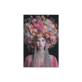 Painting Home ESPRIT Flowers 80 x 0,4 x 120 cm