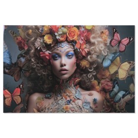 Painting Home ESPRIT chica 120 x 0,4 x 80 cm