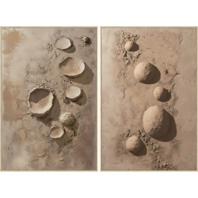 Painting Home ESPRIT Terracotta Modern 82,5 x 4,5 x 122,5 cm (2 Units)