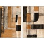 Painting Home ESPRIT Beige Orange Urban 82,5 x 4,5 x 122,5 cm (2 Units)