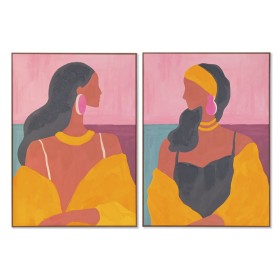 Painting Home ESPRIT Modern chica 100 x 4 x 140 cm (2 Units)