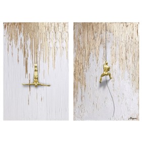 Painting Home ESPRIT White Golden Men (2 Units)
