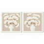 Painting Home ESPRIT White Beige Vase Shabby Chic 100 x 3 x 100 cm (2 Units)