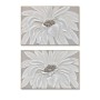 Painting Home ESPRIT White Beige Flower Shabby Chic (2 Units)