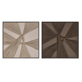 Cadre Home ESPRIT Beige Moderne 60 x 3 x 60 cm (2 Unités)